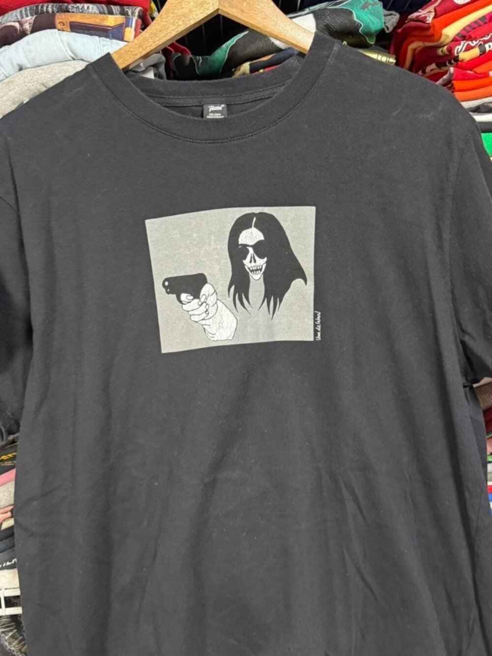 Patta Streetwear art graphic t shirt black